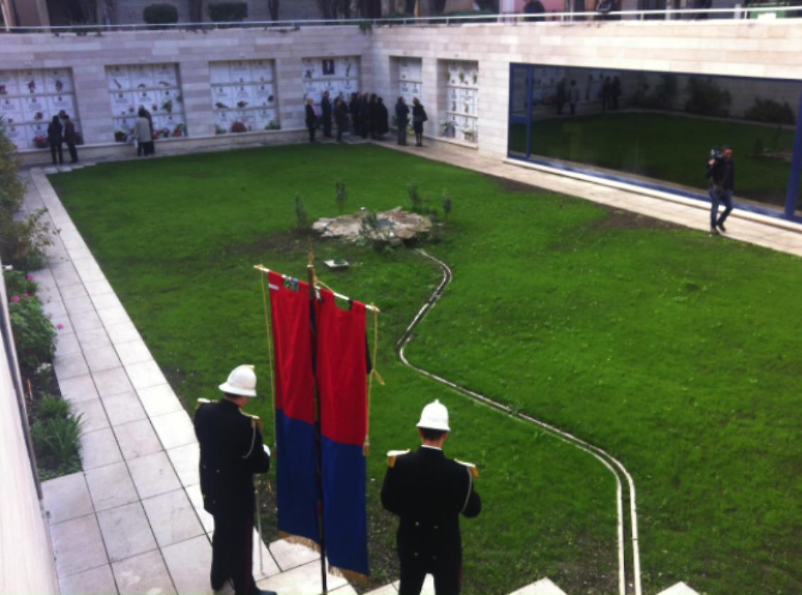 Il sacrario delle vittime di Viale Giotto al cimitero di Foggia