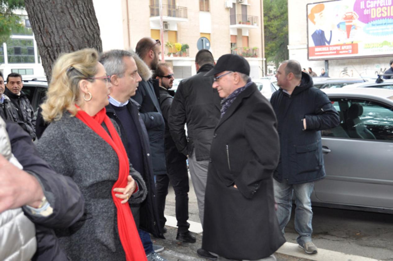 Mongelli con la moglie Patrizia Iannantuono