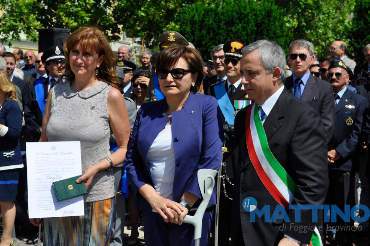 L'onorificenza di Cavaliere a Nunzia Bufo