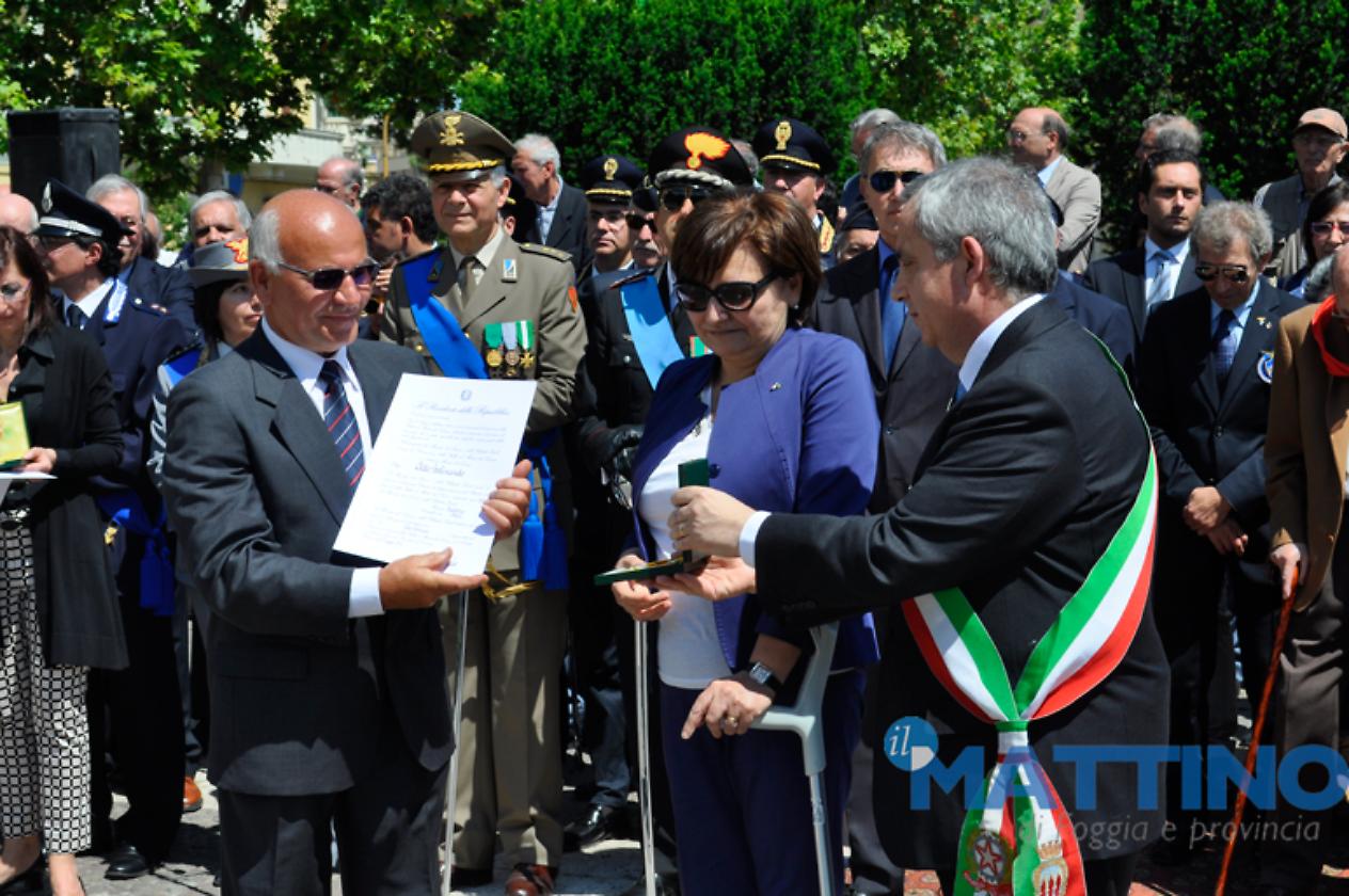 L'onorificenza di Cavaliere ad Aldo Solimando