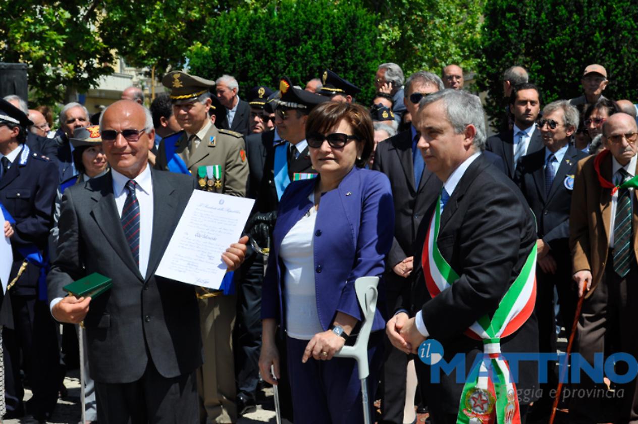 L'onorificenza di Cavaliere ad Aldo Solimando