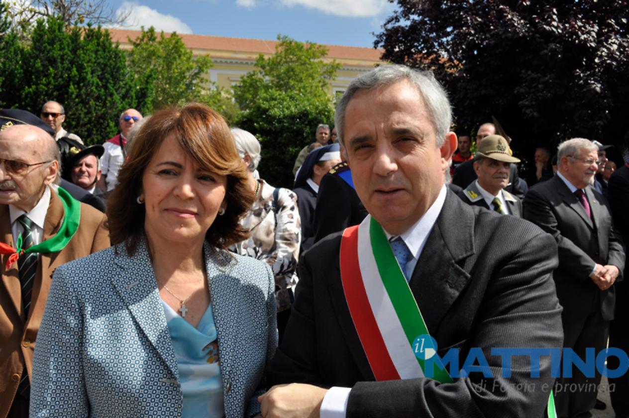Il sindaco Mongelli e l'onorevole Mongiello