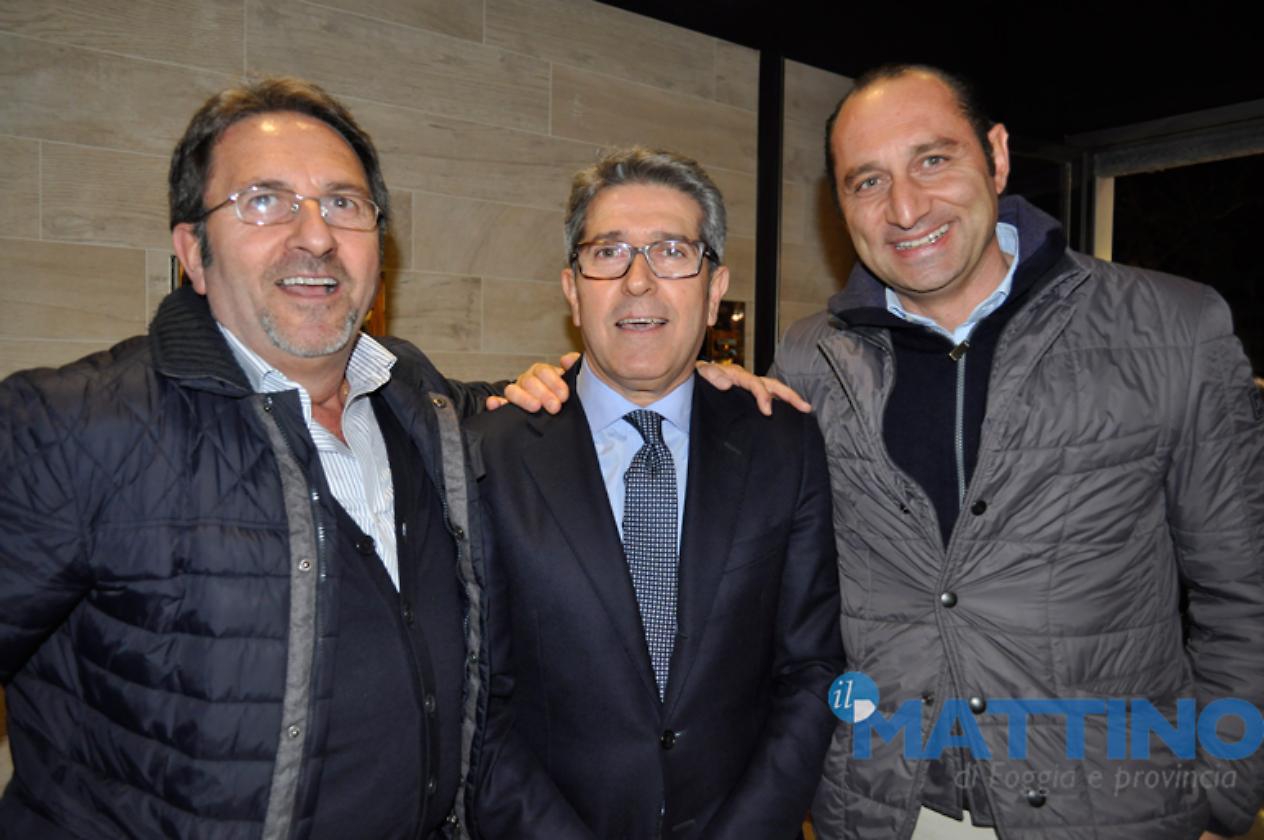 Da sx, Mario Gesualdo, Enzo De Matteo, Rolando Rubino