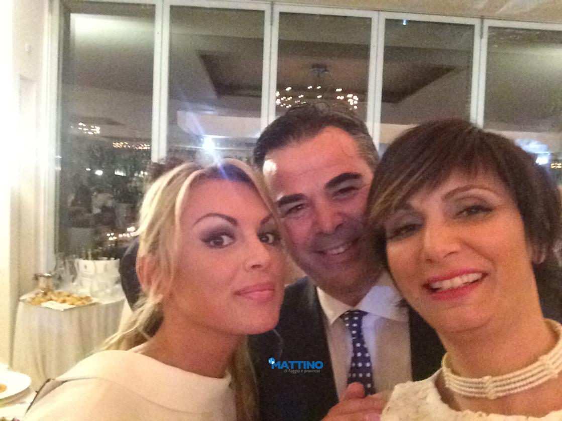 La Pascale con Landella e la moglie Daniela Di Donna