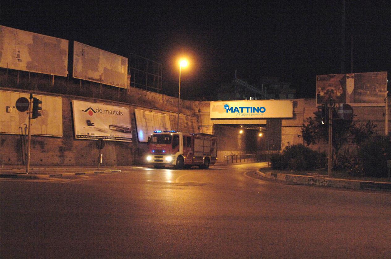 I Vigili del Fuoco in azione