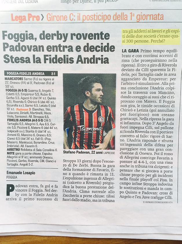 Oltre 300 sugli spalti. Perché? Scrive "La Gazzetta dello Sport"
