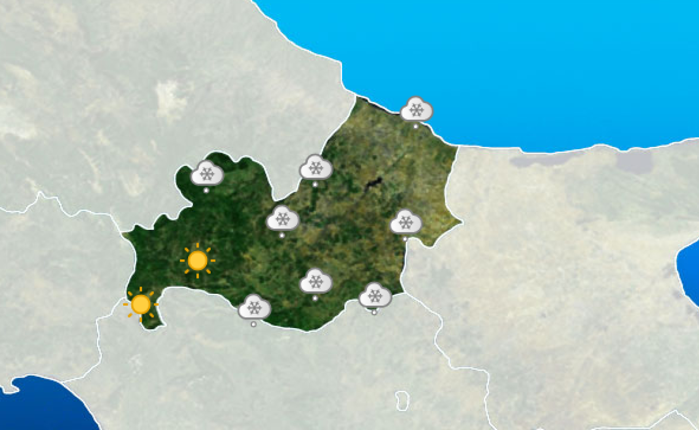 La situazione in Molise sabato 7 Gennaio