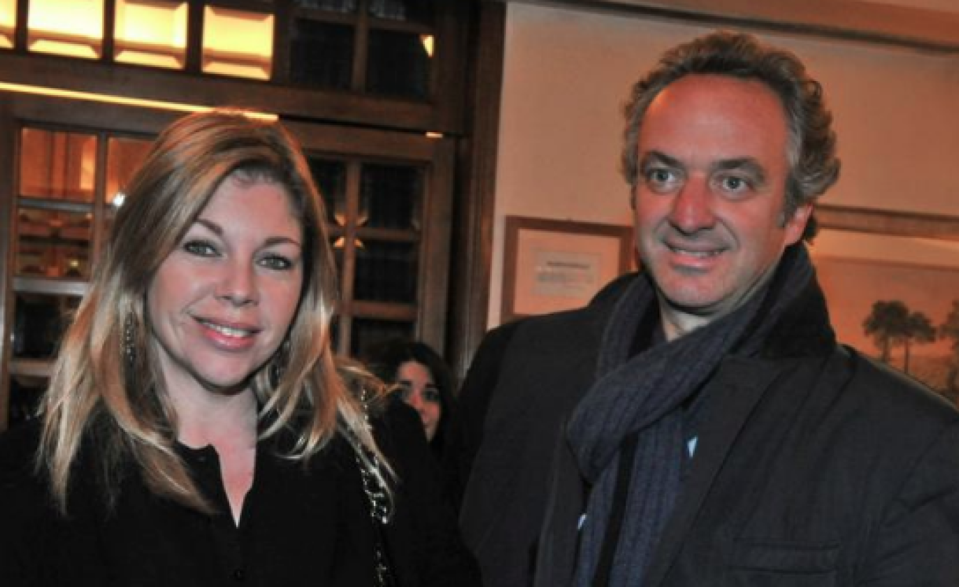 Con la moglie Giulia Dalla Chiesa