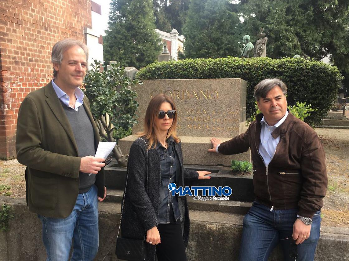 Sulla tomba di Giordano