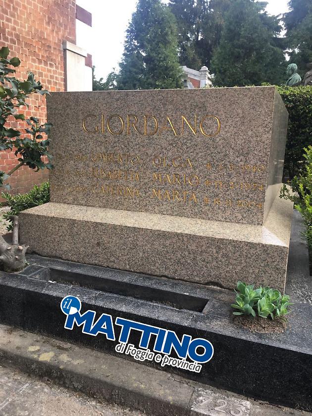 Nel Cimitero Monumentale di Milano