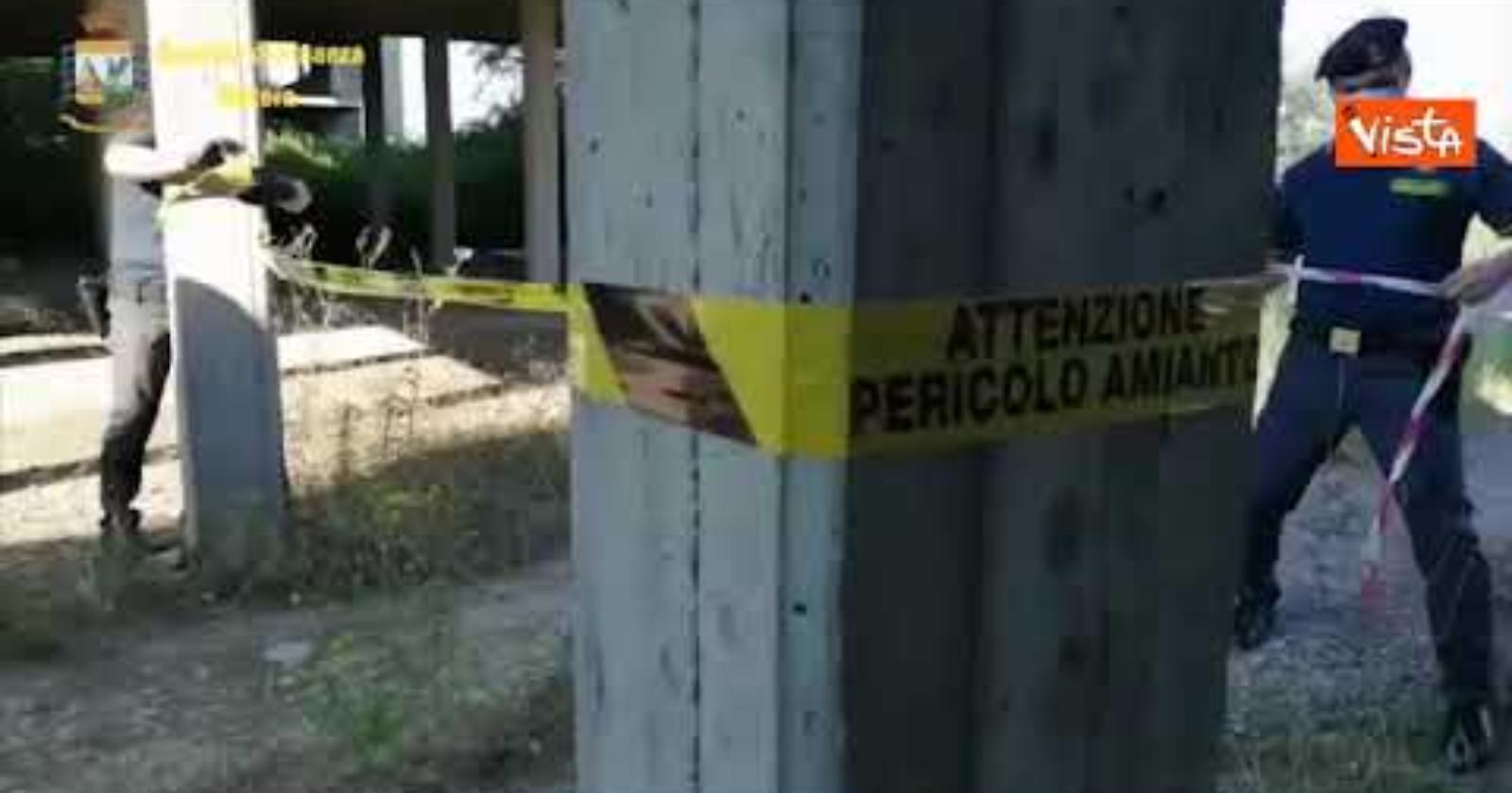 Sequestrati 12 siti con amianto abbandonato a Matera. IL VIDEO