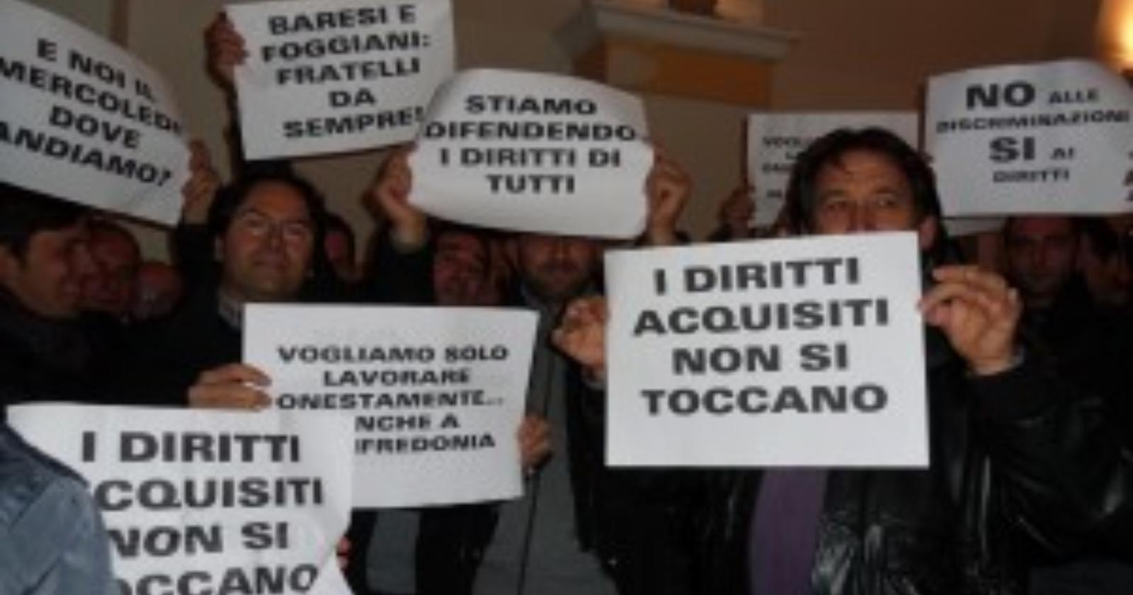 Commercianti baresi contro il Comune di Manfredonia
