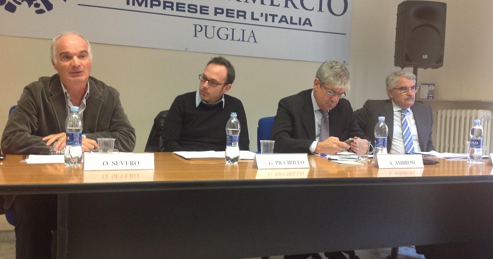 La conferenza stampa di Bari