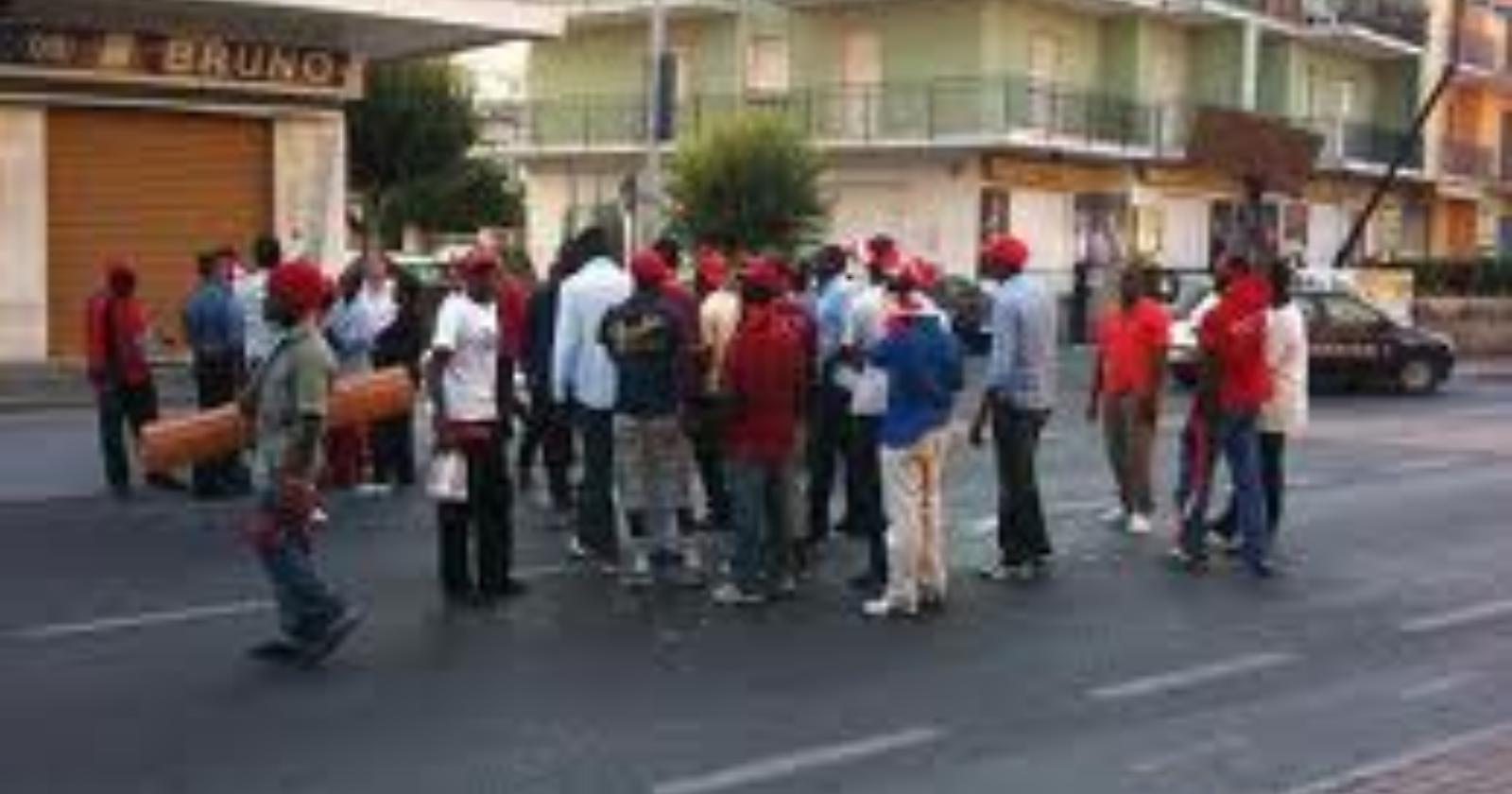 Protesta immigrati