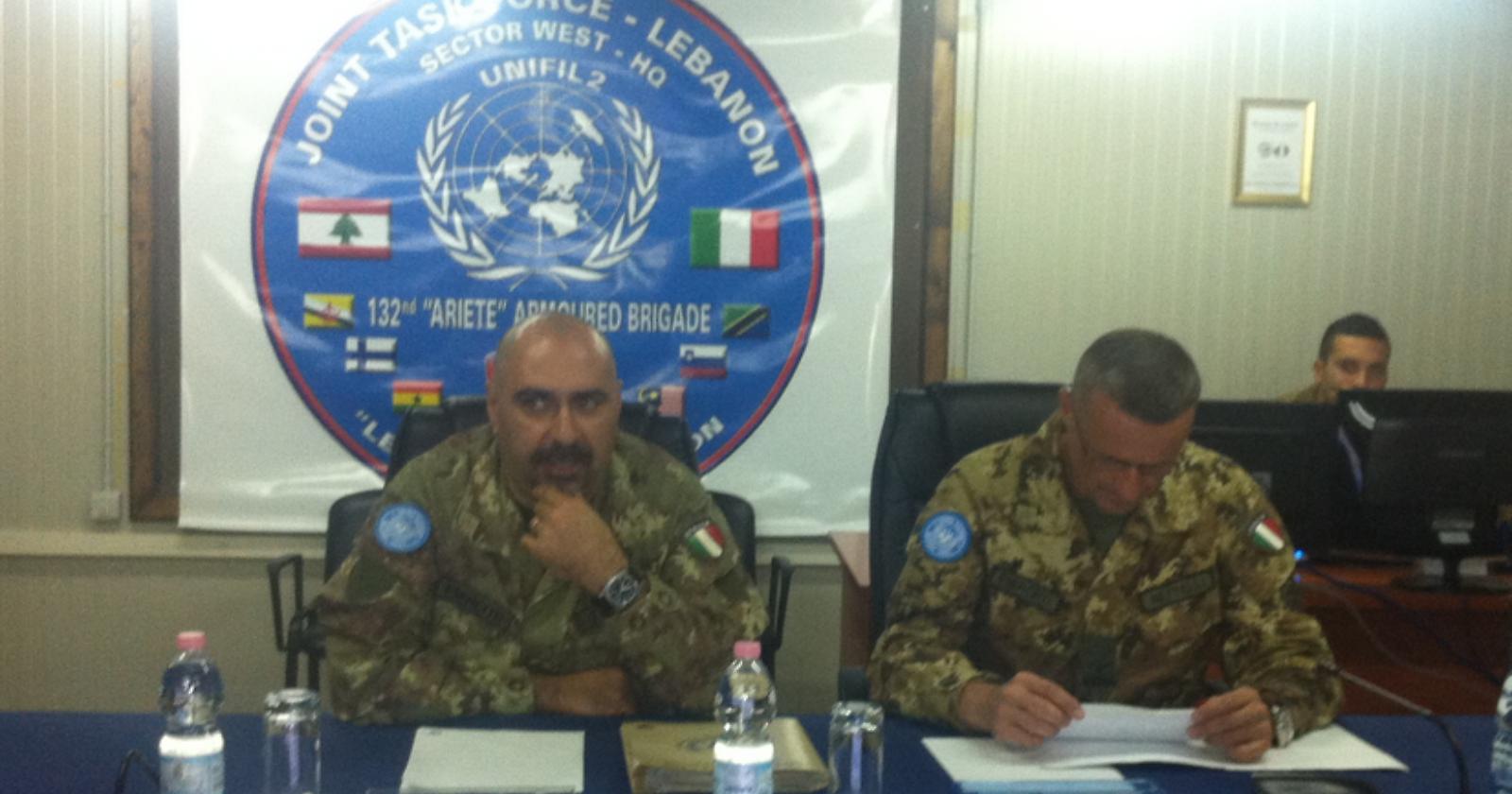 Qui Libano, com'è dura partire per i militari che lasciano i figli a casa