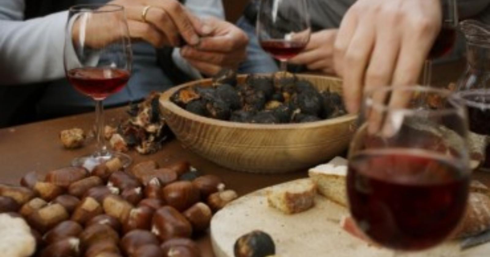 Anche sul Gargano ecco l'estate di San Martino con castagne e sopratutto buon vino