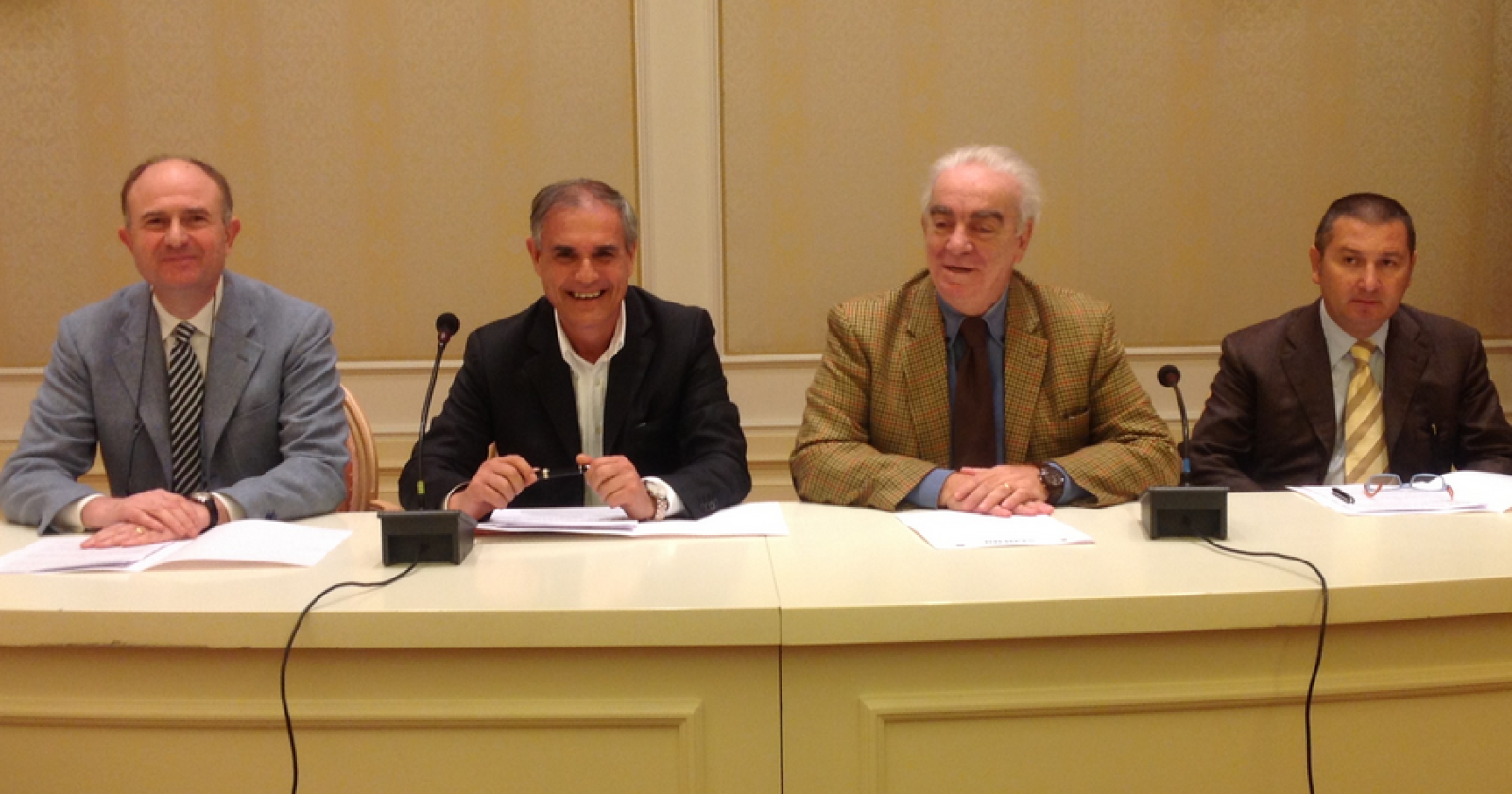 Da sinistra, Roberto Maresca, Damiano Gelsomino, Francesco Andretta e Lello Ferrara.jpg 
