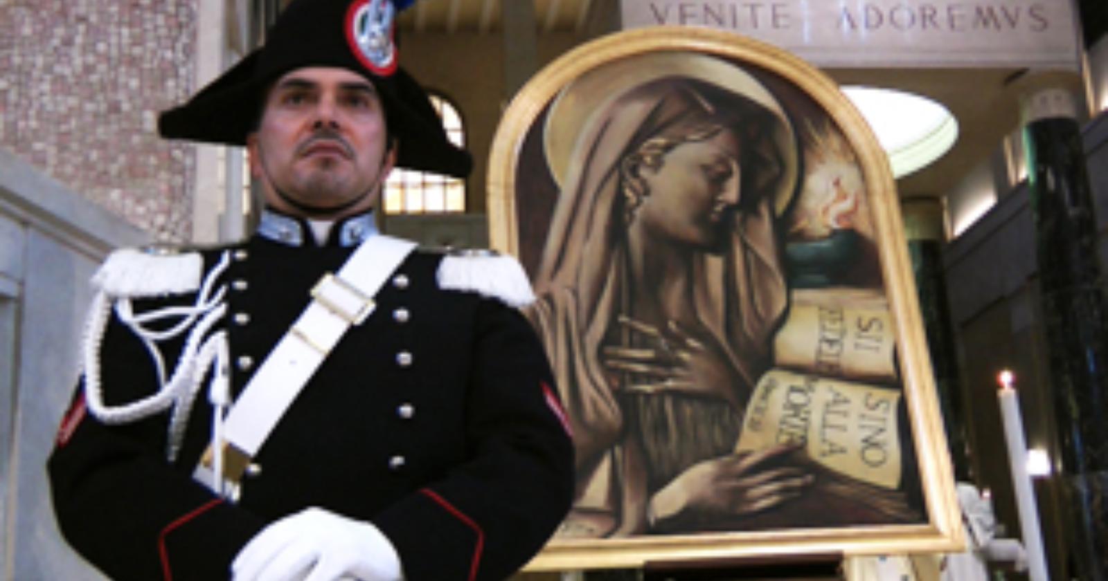 Virgo Fidelis, Santa Patrona dell'Arma dei Carabinieri