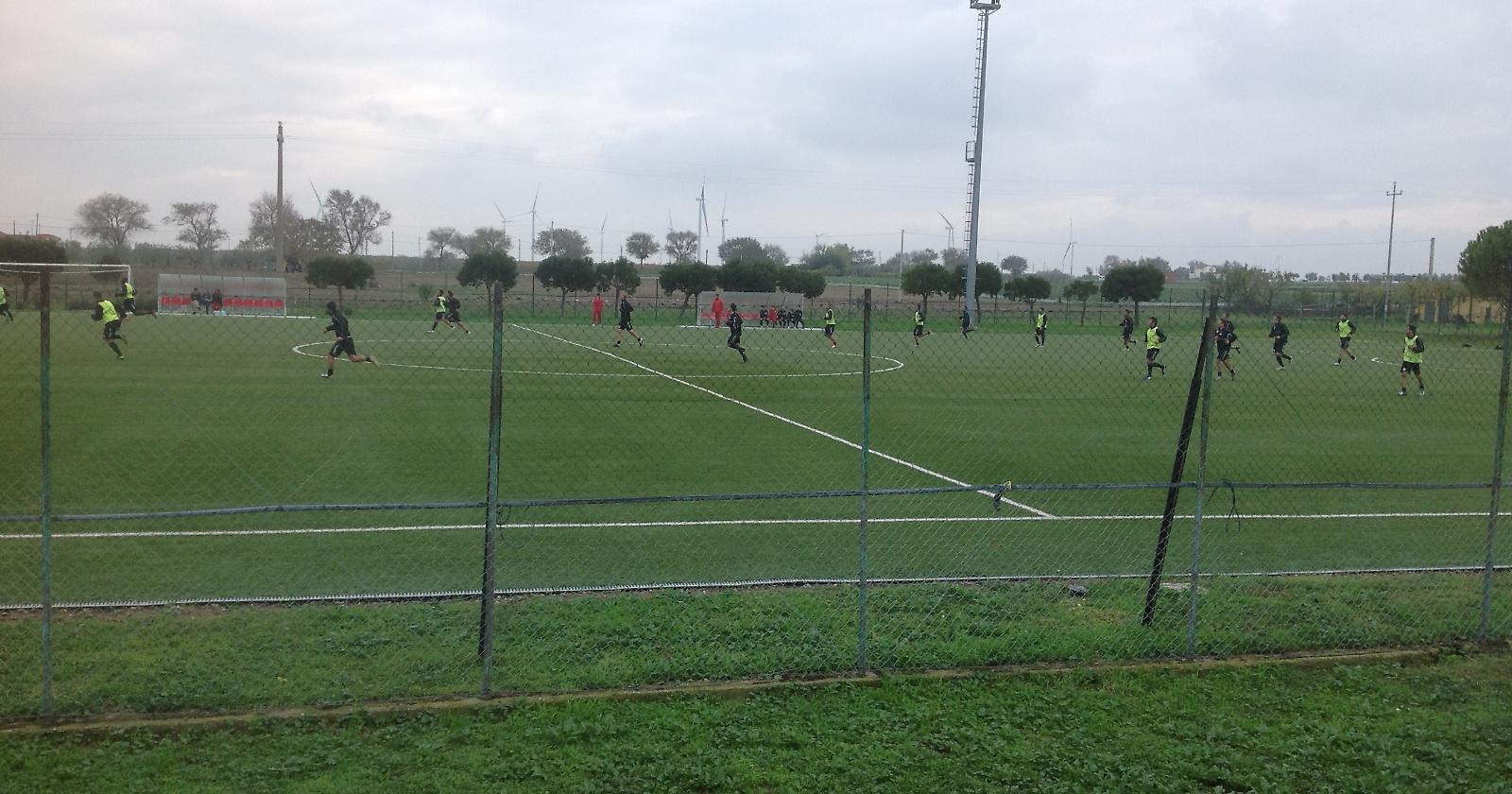 L'allenamento di oggi ad Ordona