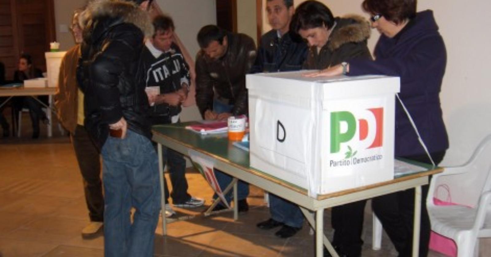 Seggio primarie Pd