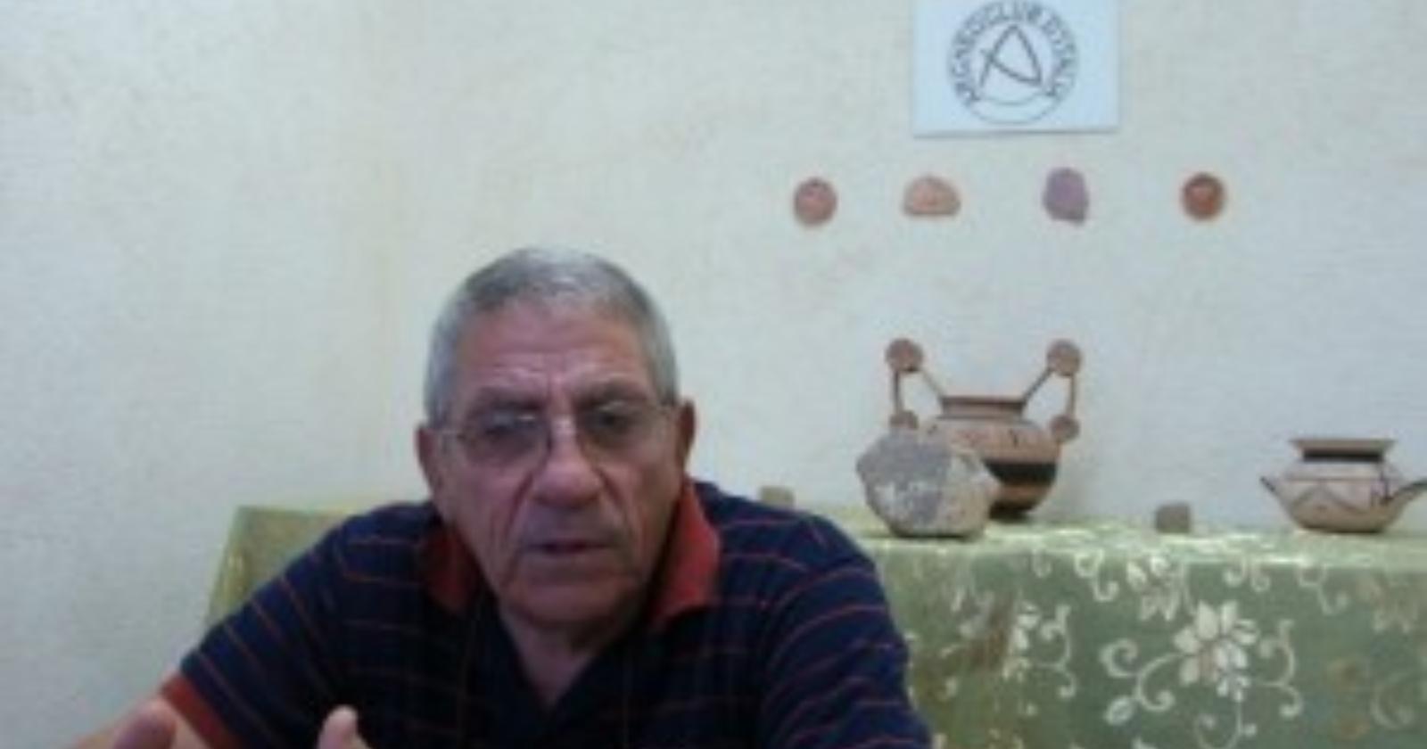 Aldo Caroleo, Archeoclub Siponto (Ph. manfredonia24.net)