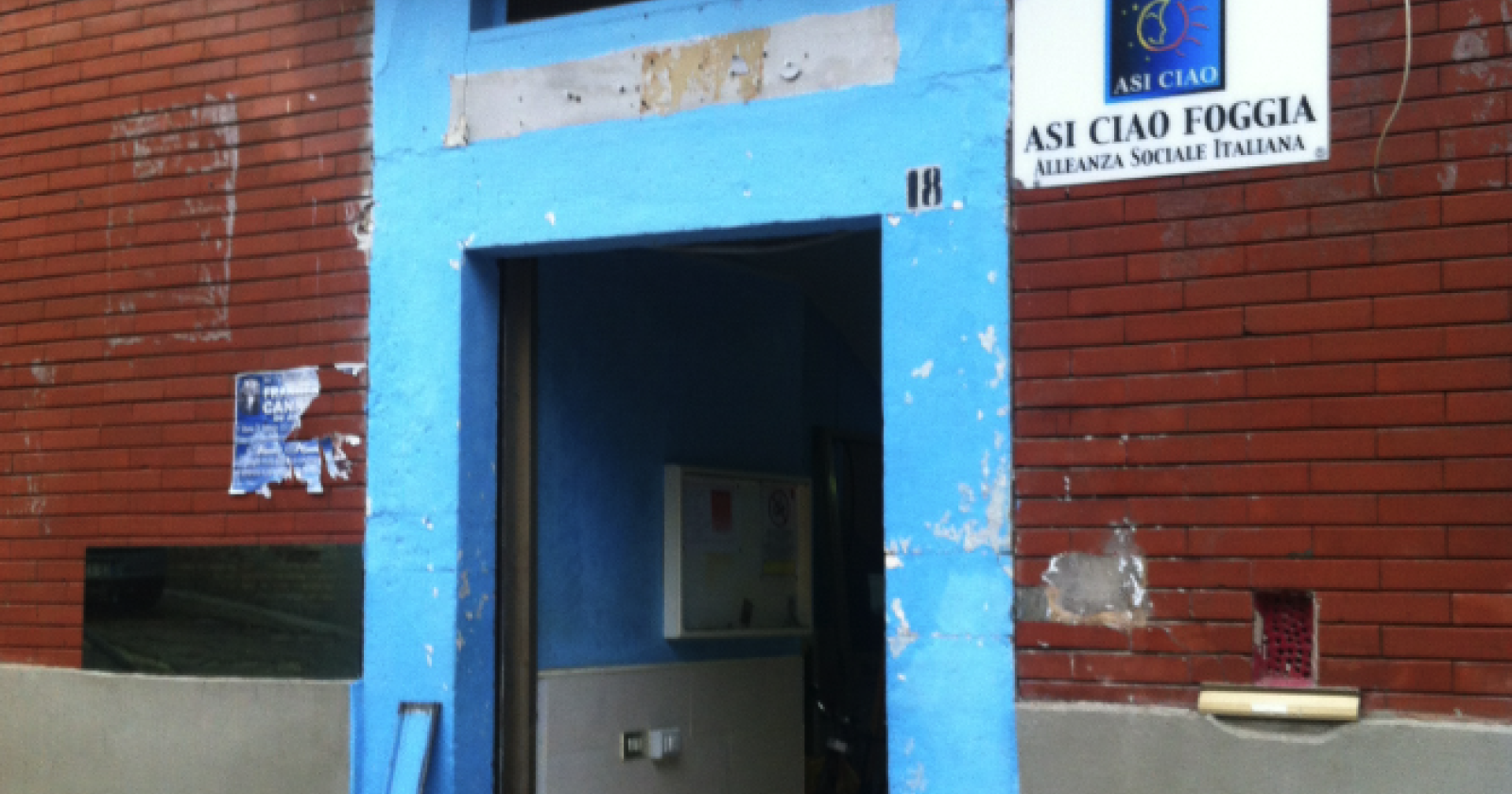 Circolo Privato "Asi Ciao Foggia" colpito dalla bomba  