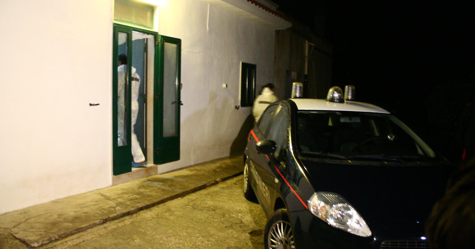Il casolare di campagna dove è stato ritrovato il cadavere