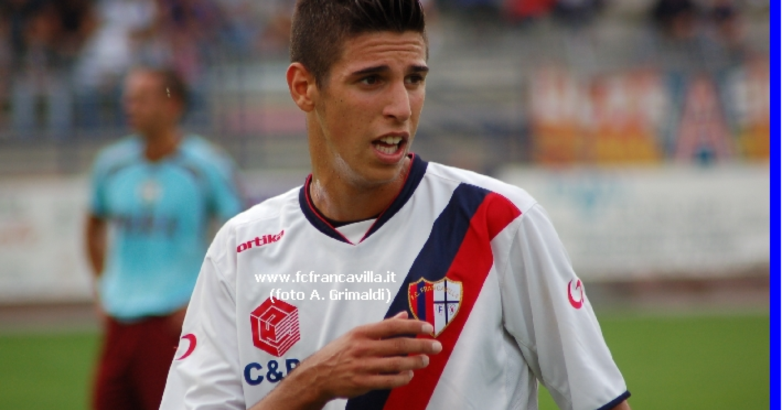 Savino Leonetti con la maglia del Francavilla