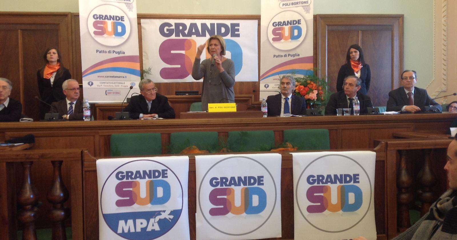 Ecco "Grande Sud". E Morra si emoziona portandosi dietro l'Udcap di Di Giuseppe