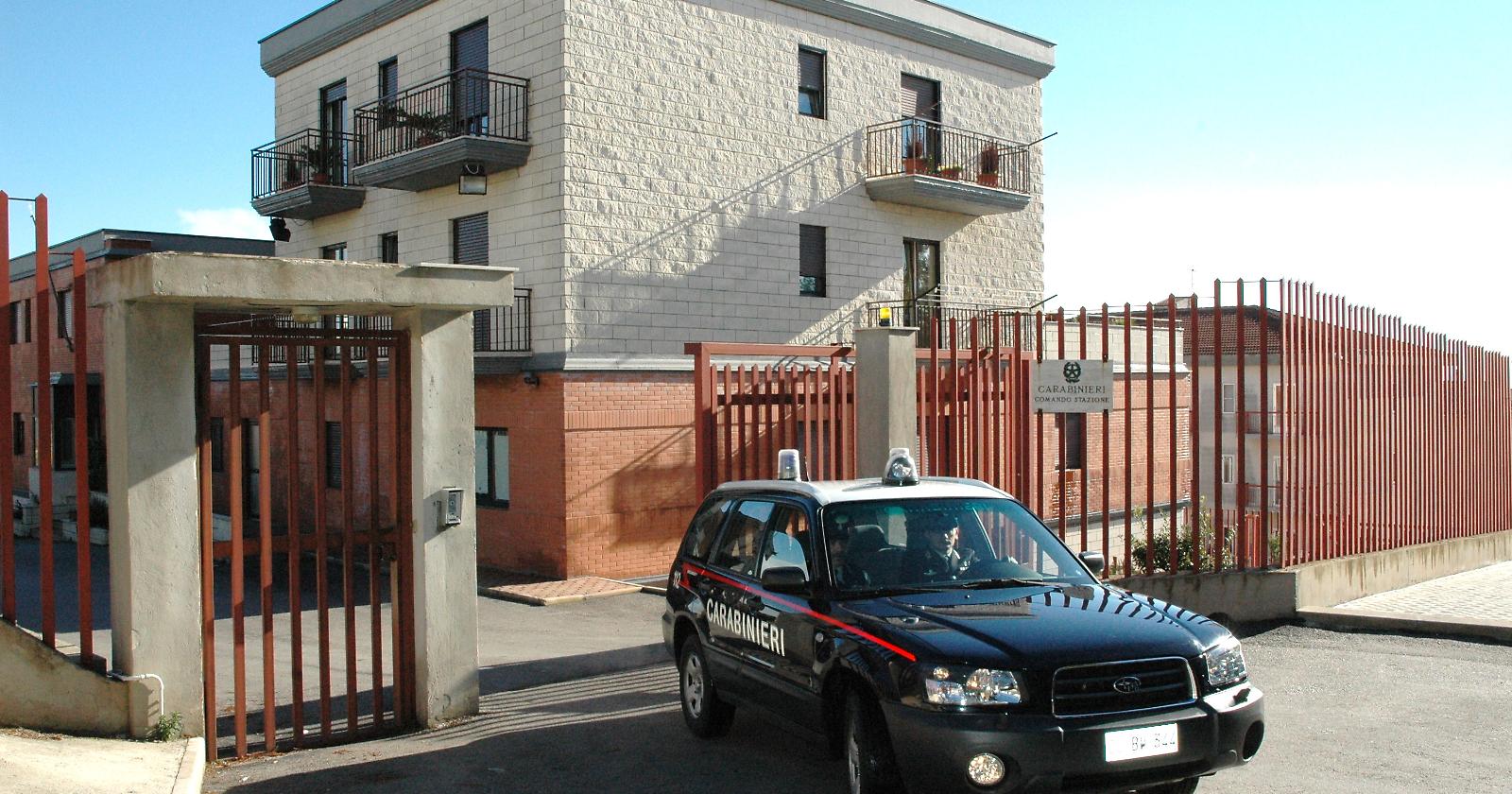 La caserma dei Carabinieri di Monte Sant'Angelo