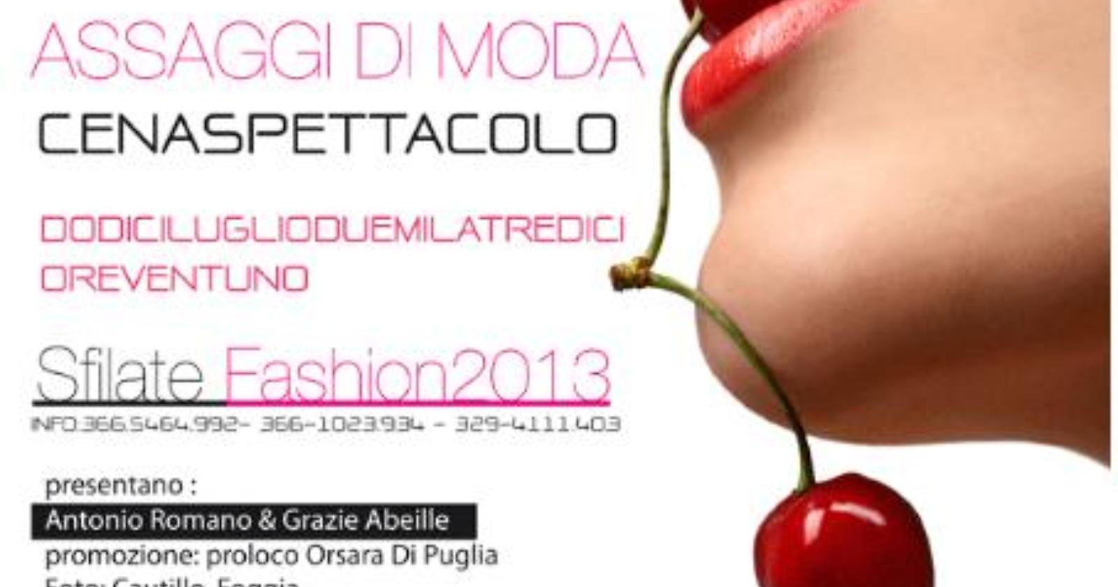 Gusto, musica e bellezza per “Assaggi di Moda”