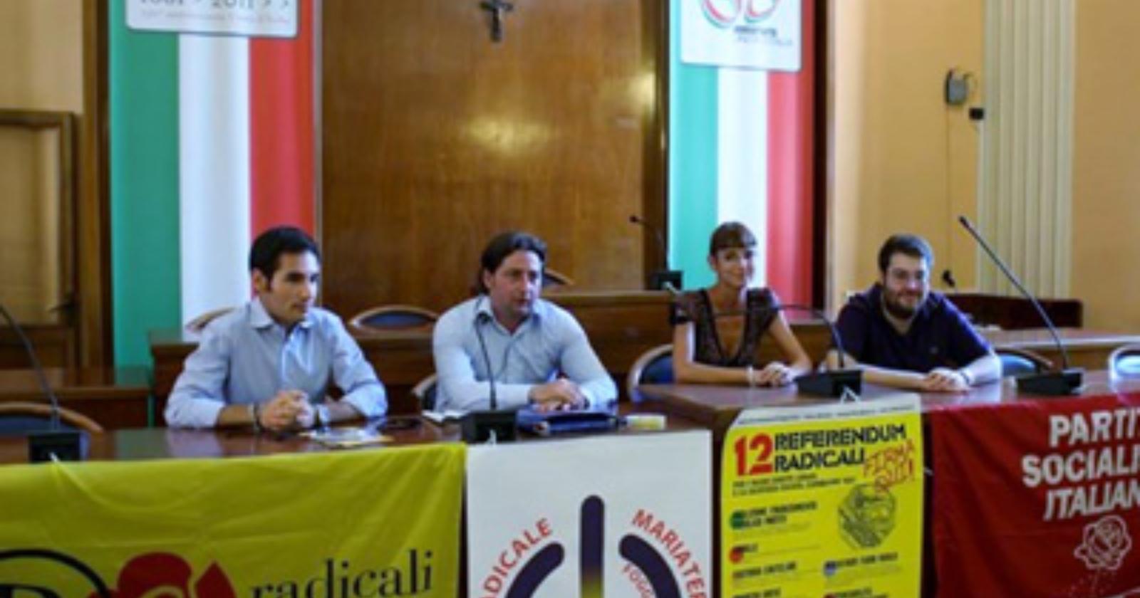 Referendum radicali, si firma in tutto il Paese
