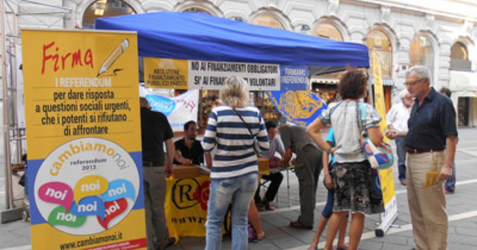 Referendum radicali, sabato un nuovo comitato a Lucera