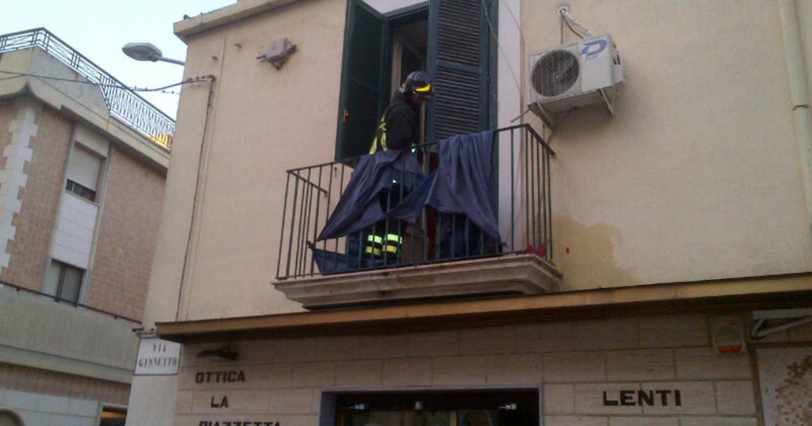 Bomba carta in un appartamento di Via Ginnetto a Foggia, nessun danno