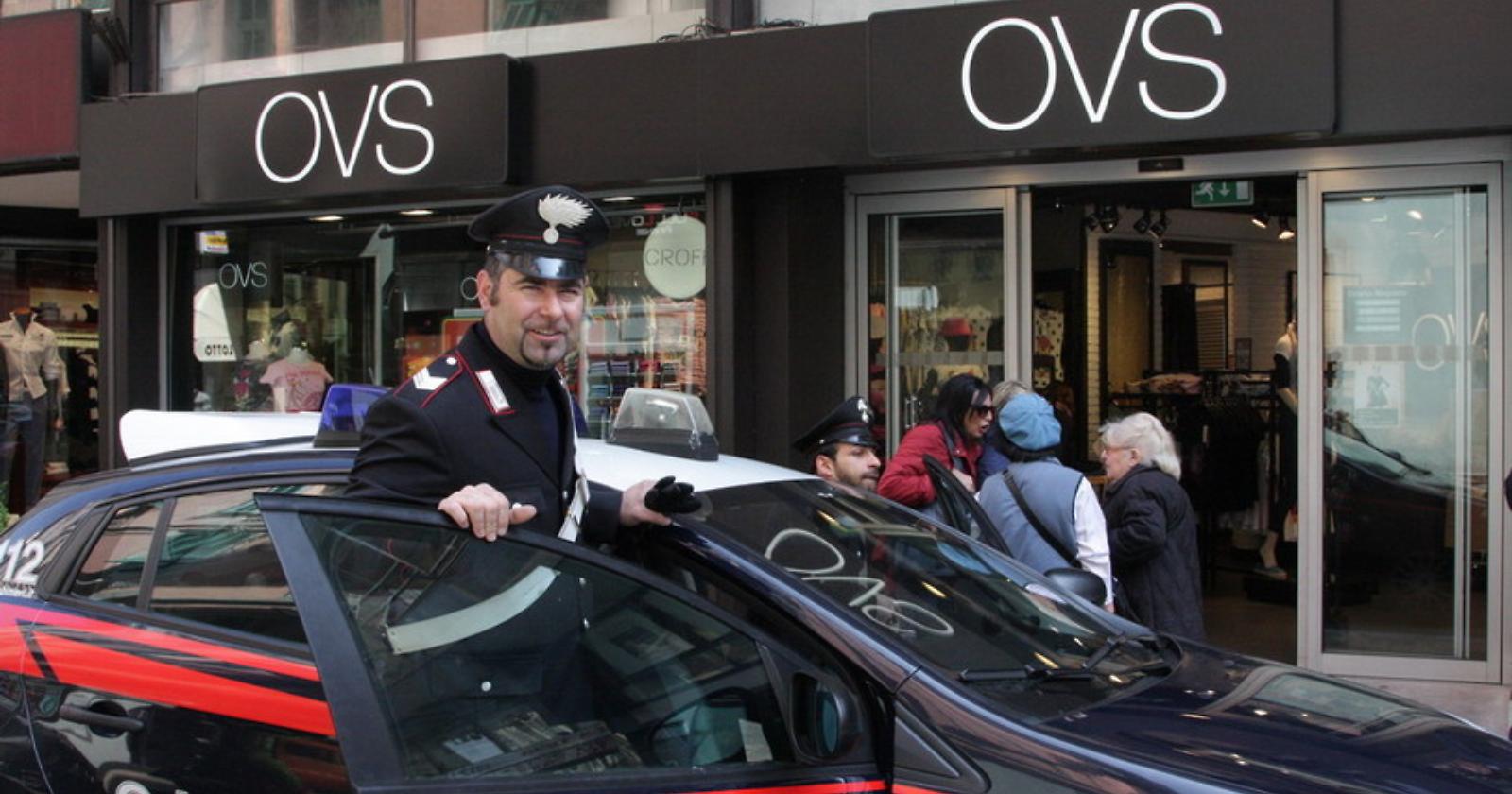 Furto all'OVS: arrestate due cognate