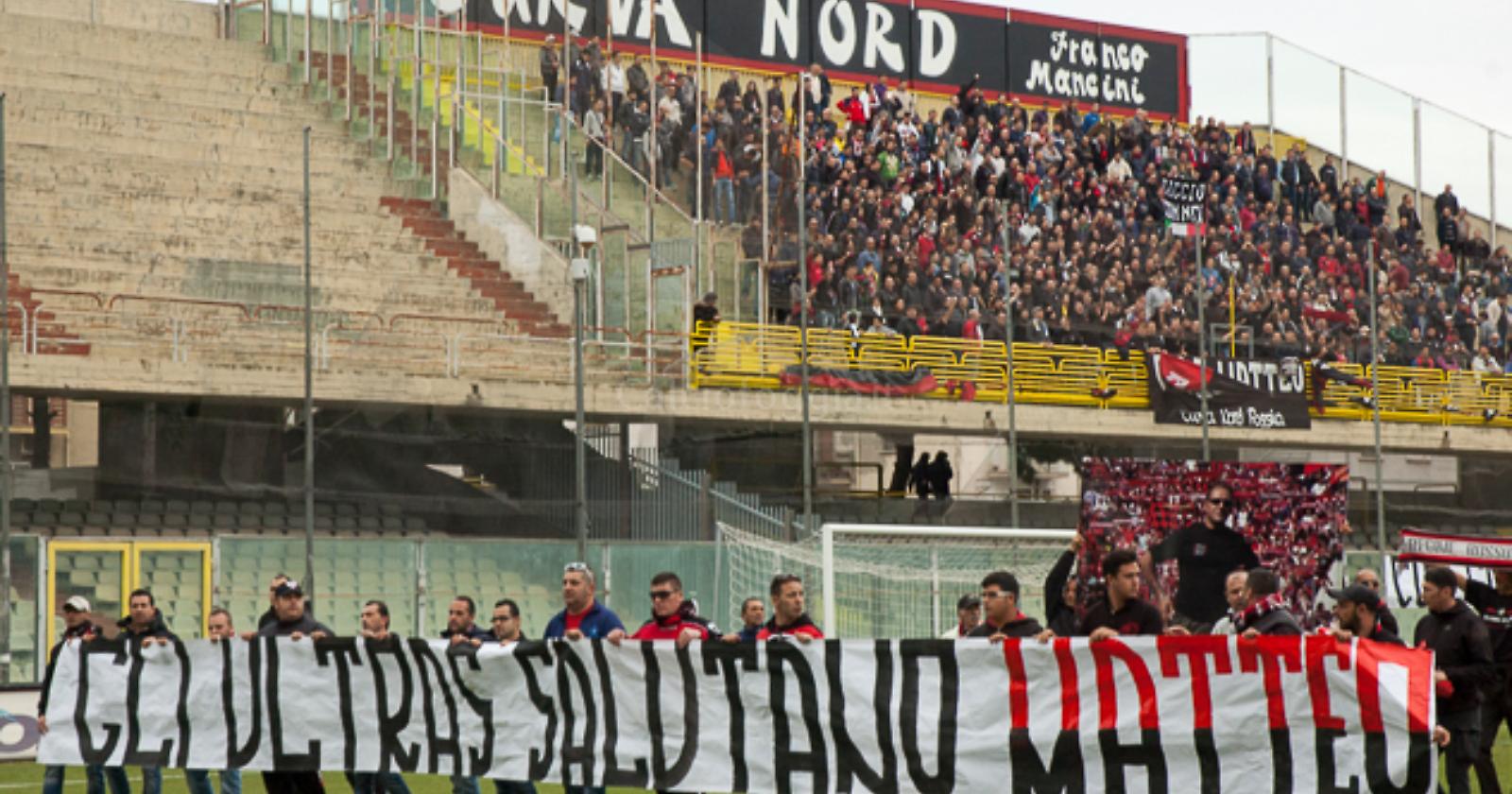 Allo Zaccheria tremila voci per un solo abbraccio a Matteo Amoruso 