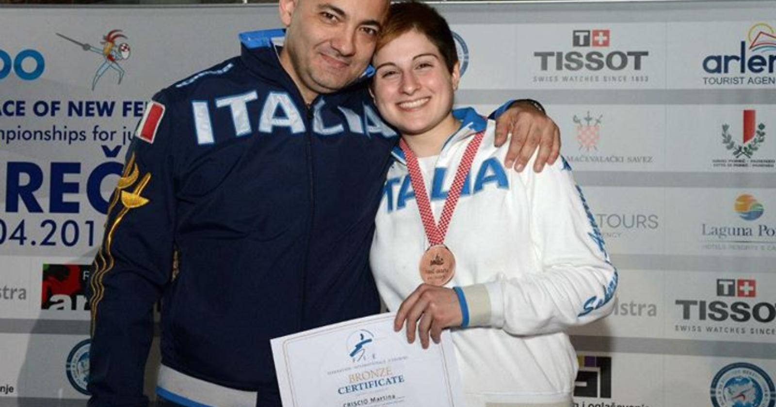 «Martina? È il futuro della sciabola italiana ed è un esempio per tutte le donne»