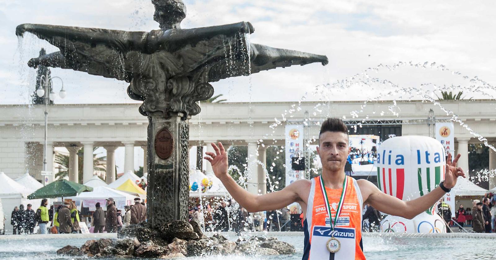 Dario e Alessandra, il re e la regina della "Foggia City Half Marathon"