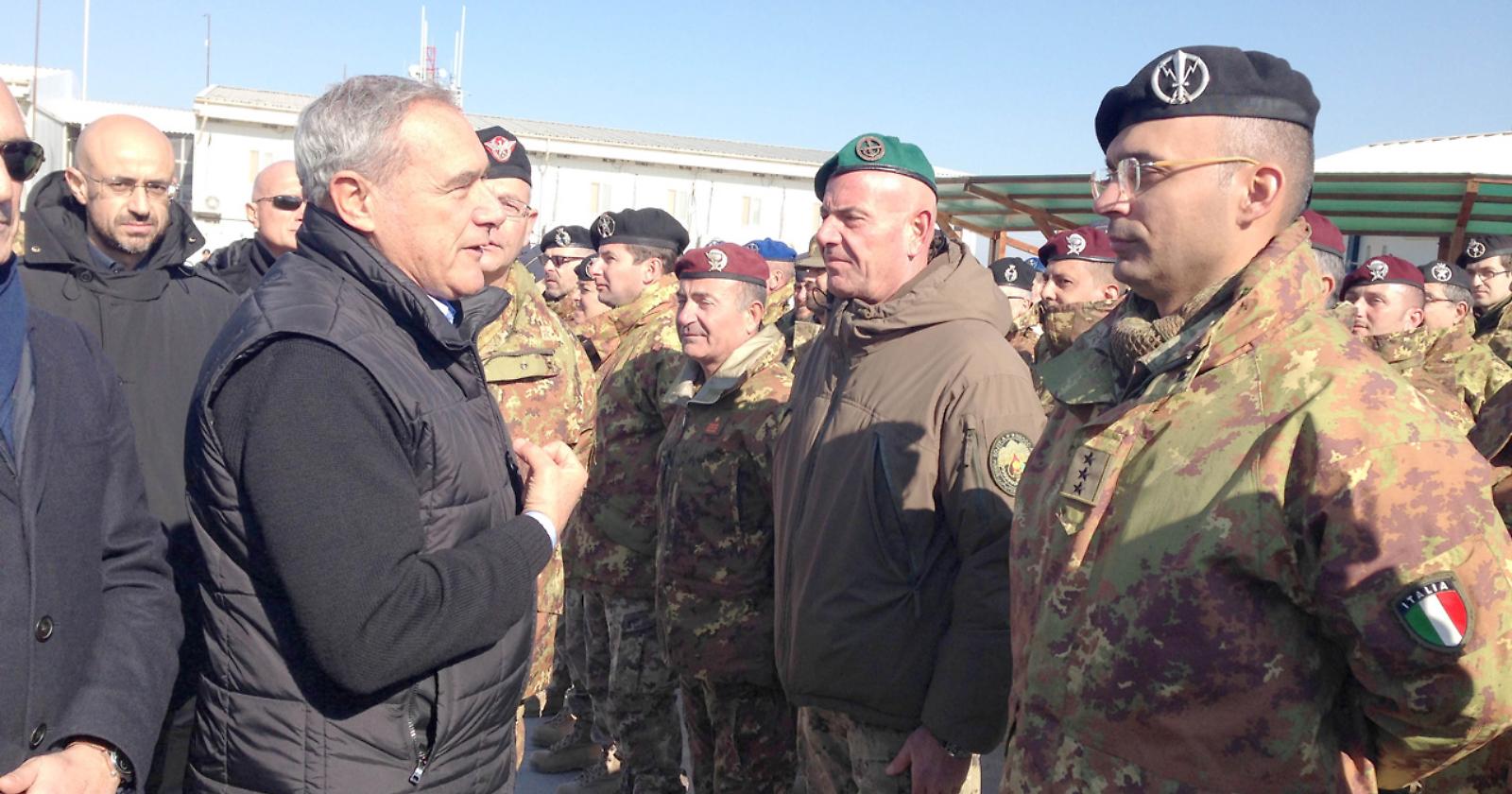 Grasso ad Herat: «Orgogliosi di essere italiani a difesa della pace»