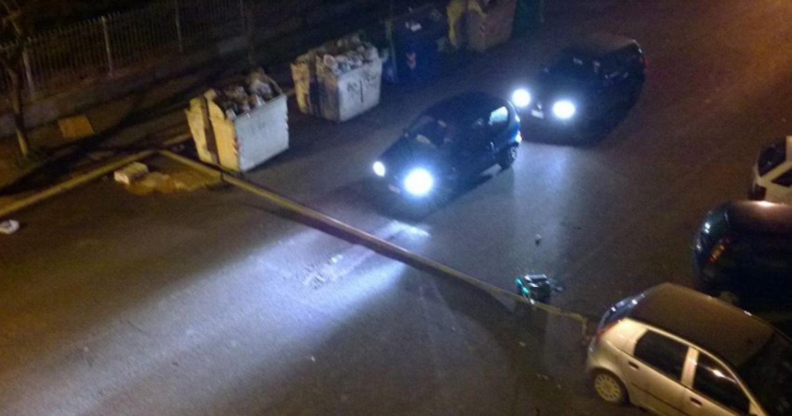 Foggia, cade palo della luce in Via Ciano: poteva essere una strage 