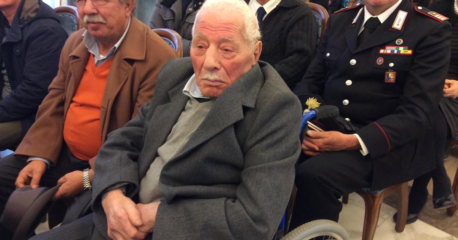 Donato Biancofiore 93 anni sopravvissuto all'olocausto