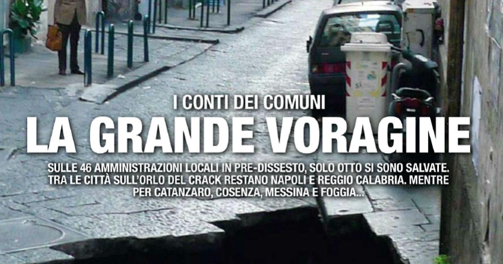 Comune di Foggia ancora a rischio dissesto: lo scrive "Il Mondo"