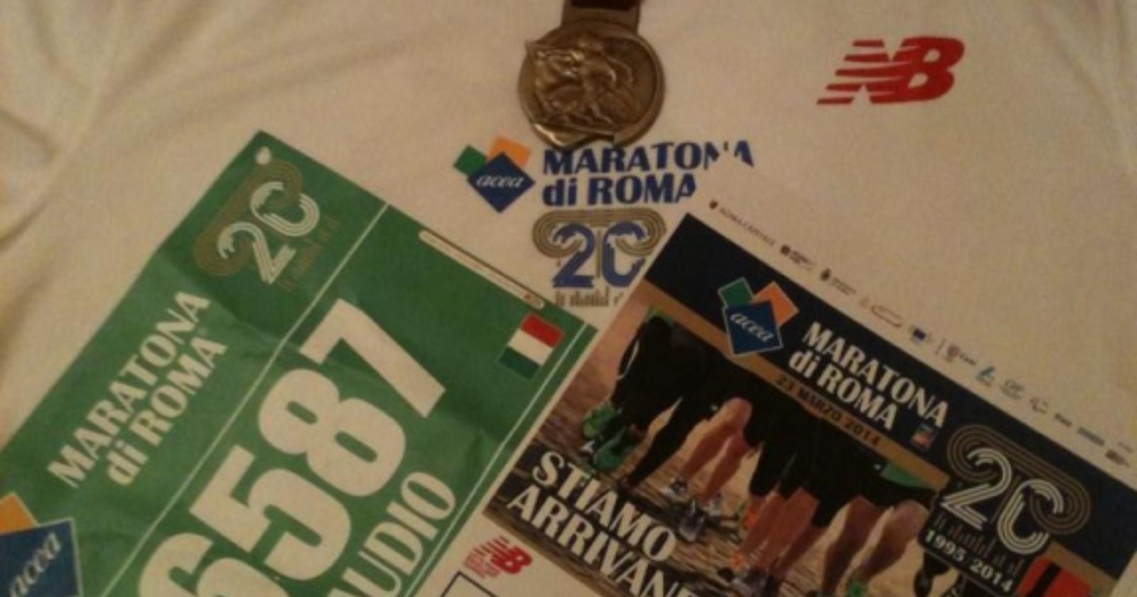 Più forti del maltempo i maratoneti dauni alla ventesima Maratona di Roma