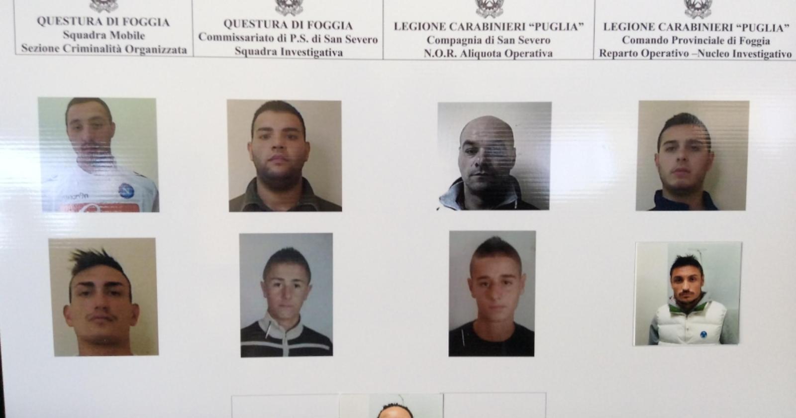 A 20 anni già espertissimi rapinatori: 10 arresti a San Severo