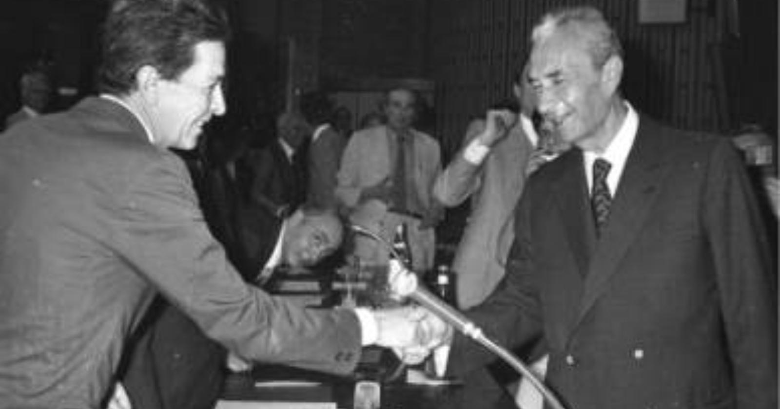 Oggi, 12 Aprile 1968, a Foggia Aldo Moro parla, per la prima volta, di compromesso DC-PCI