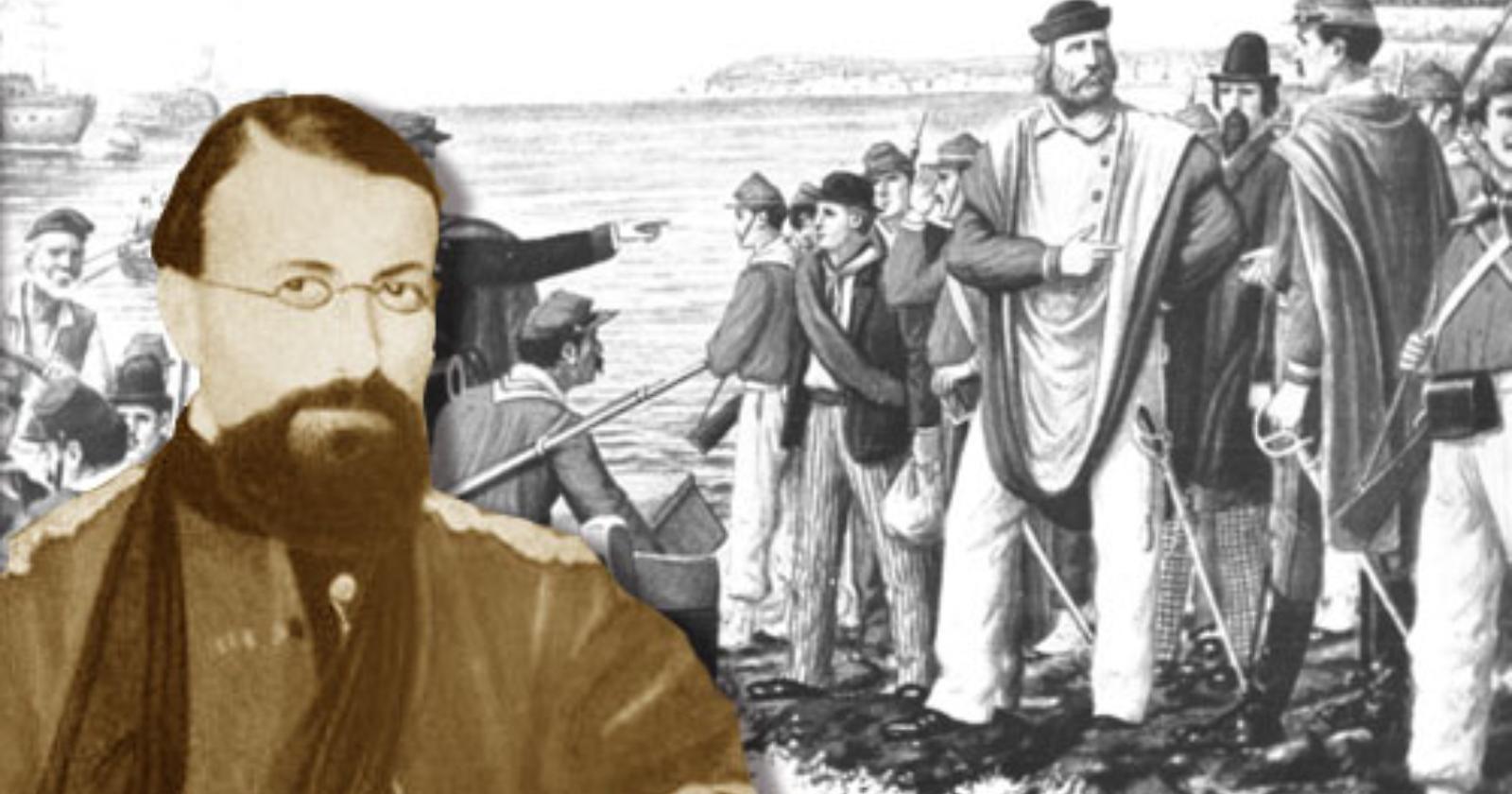 Oggi, 16 aprile 1826, nasce a Foggia Moisè Maldacea: uno dei mille di Garibaldi