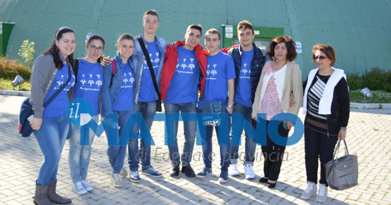 La matematica non è un'opinione per i sette campioni foggiani che si fanno onore alle Olimpiadi