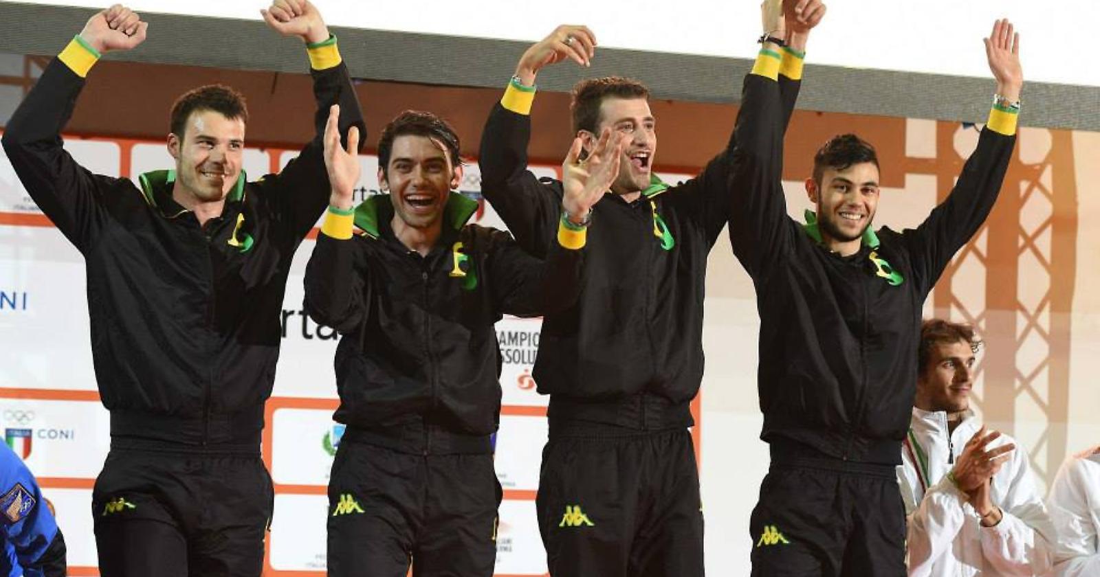 Gigi Samele e Francesco D'Armiento sono campioni d'Italia di sciabola