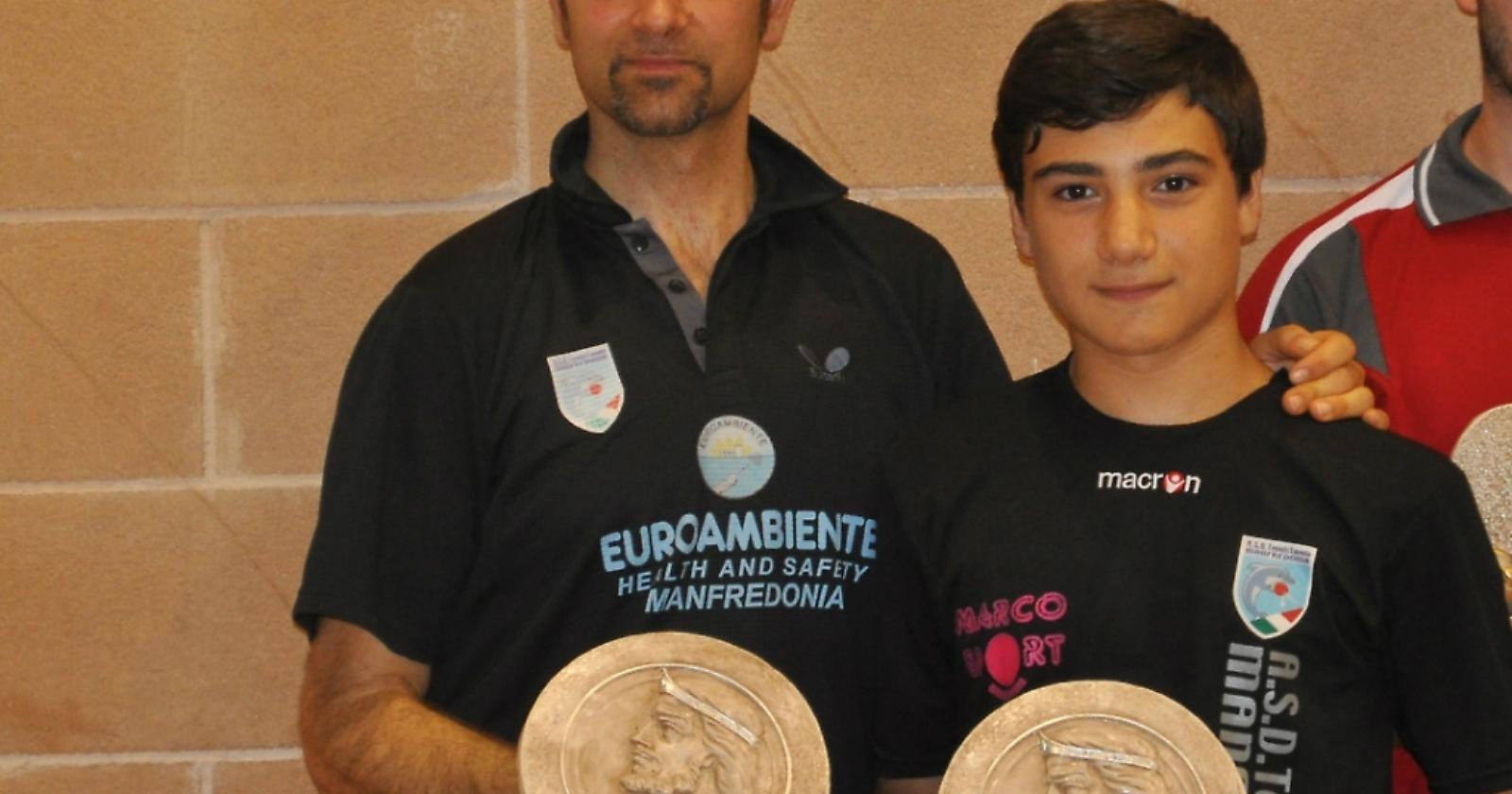 Al "PalaDante" di Manfredonia si fa bello il tennistavolo interprovinciale