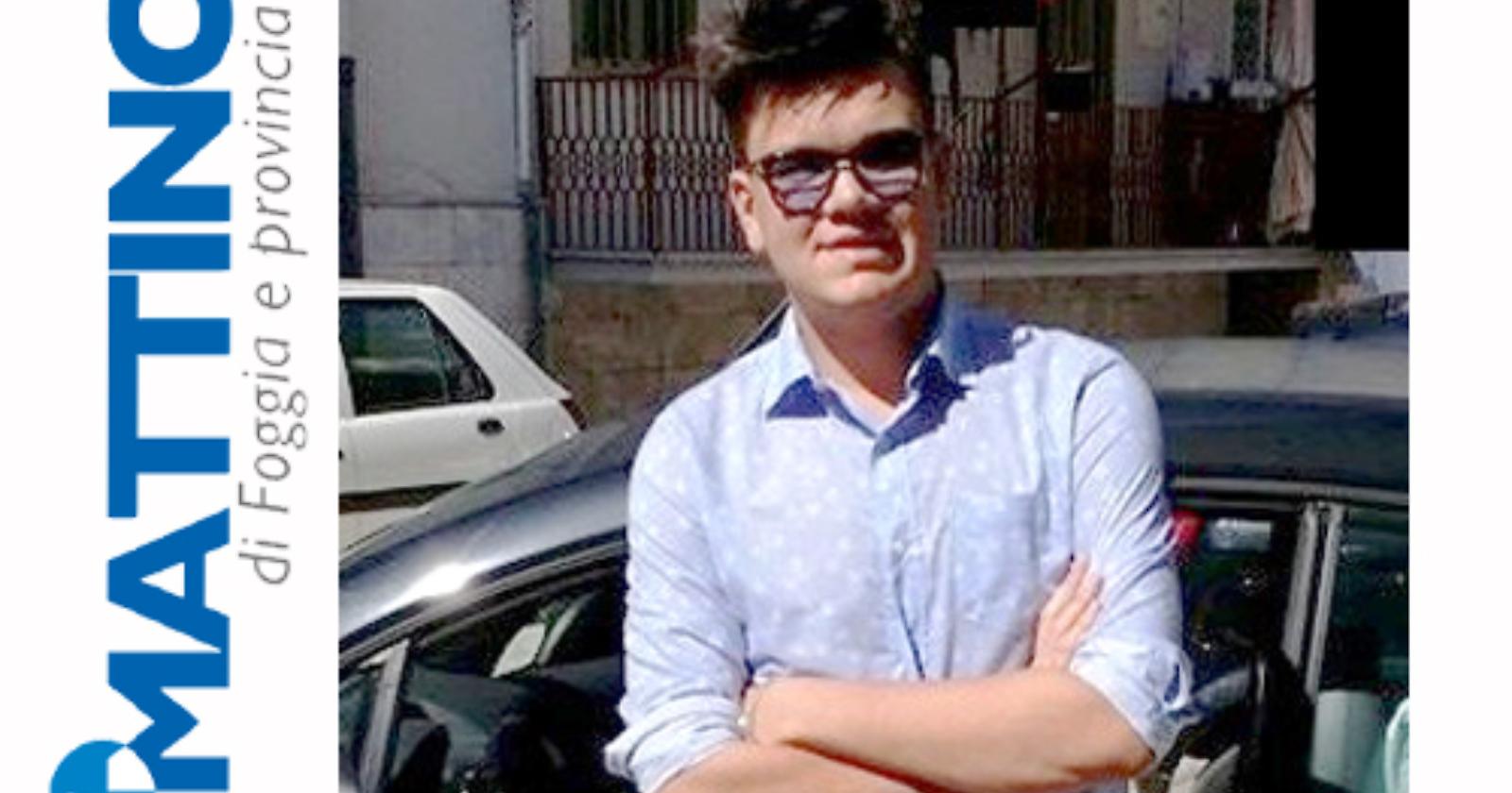 A Francesco Carrozzino, diploma italo-francese, Foggia sta stretta 